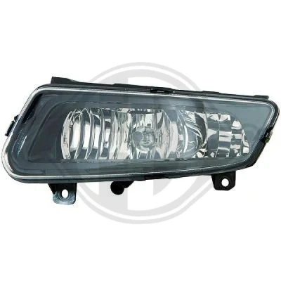 Afbeelding van DIEDERICHS 2206389 Mistlampen Zwart Links VOLKSWAGEN: Polo V Hatchback