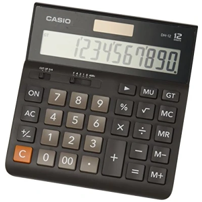 Afbeelding van Casio DH 12BK S EH tafelrekenmachine