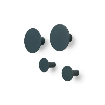 Afbeelding van Blomus Wandhaak Ponto 4 stuks Gun Metal