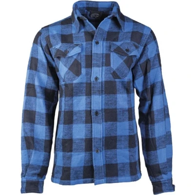 Afbeelding van Houthakkershemd Canada Zwart/Blauw Maat S