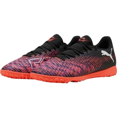 Afbeelding van Puma Future 8 PLAY Voetbalschoenen voor kunstgras, Heren, Maat: 42, Black/white/glowing red Textiel/ synthetisch