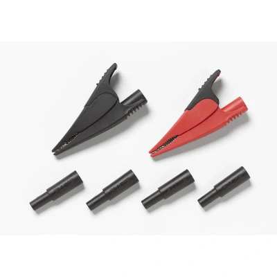 Afbeelding van Fluke AC285 FTP Veiligheids krokodilklemmenset Steekaansluiting 4 mm CAT III 1000 V, IV 600 V Zwart, Rood