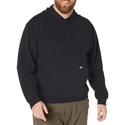 Afbeelding van Dickies Pullover Fleece Hoodie Polyester Jas Heren, zwart.