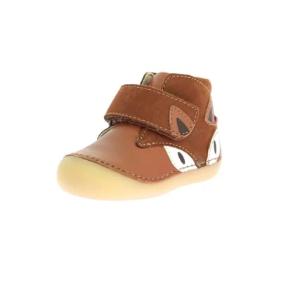 Afbeelding van Kickers Sabio Unisex Babyschoenen voor kinderen, Maat: 23, Marron Leer