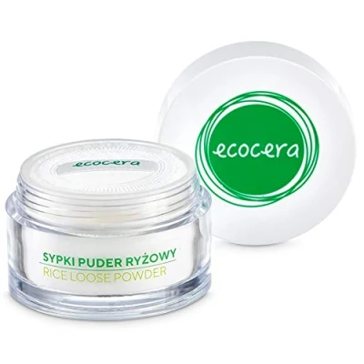Afbeelding van ECOCERA Rice Powder . Setting Make up Gezichts Poeder Vegan Parabenen vrij 15g Fixatie