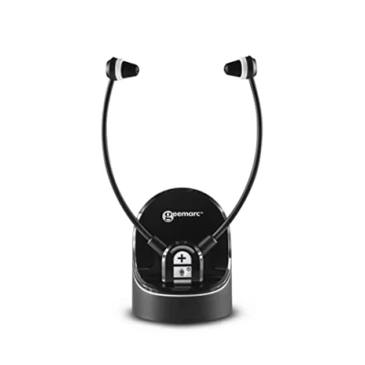 Afbeelding van GEEMARC CL7370 Opti Draadloze TV HEADSET LUISTERSET met 125 dB VERSTERKING en optische digitale verbinding (Toslink) Enkele set