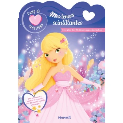 Image de Coup de coeur créations Mes tenues scintillantes Avec plus 500 stickers repositionnables !