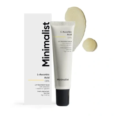 Afbeelding van Verem Minimalistische lippenbalsem 8% L ascorbinezuur met vitamine E, radianskin en glycerine voor gepigmenteerde donkere lippen 12 g