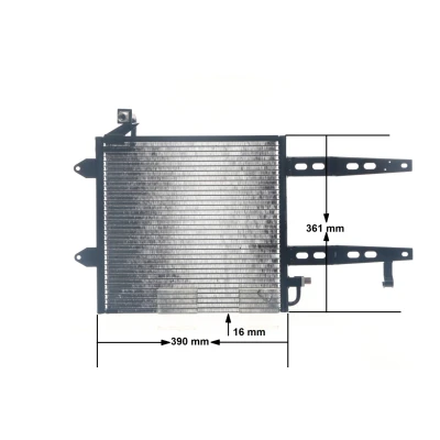 Afbeelding van MAHLE ORIGINAL AC 216 000S Condensor Airco Zonder droger 346