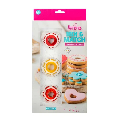 Afbeelding van Koekjes Uitsteker Set Mix &amp; Match 6 delig