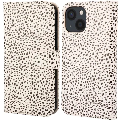 Afbeelding van imoshion Hoesje Geschikt voor iPhone 13 Design Bookcase smartphone Desert Dots