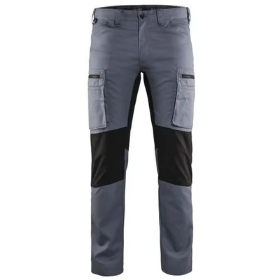 Image de Pantalon services stretch gris/noir