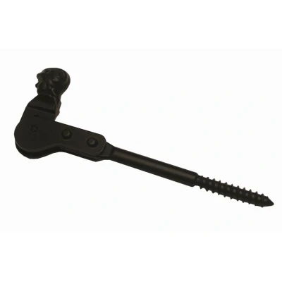 Afbeelding van Wovar Luikvastzetter Zwart 120 mm