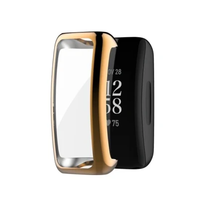 Afbeelding van Fitbit Inspire 2 TPU case (volledig beschermd) Champagne goud