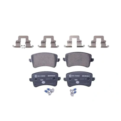 Afbeelding van HELLA 8DB 355 025 391 Remblokkenset Niet geschikt voor slijtage waarschuwingscontact Met remzadelschroef toebehoren AUDI: A5 B8 Coupe, Q5