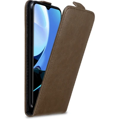 Afbeelding van Cadorabo Hoesje geschikt voor Xiaomi RedMi 9T / POCO M3 in KOFFIE BRUIN Beschermhoes flip design Case Cover met magnetische sluiting