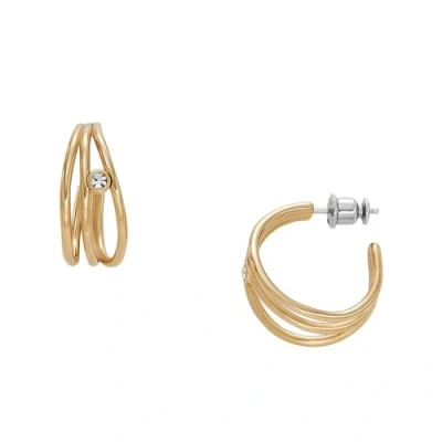 Afbeelding van Skagen Oorbellen goldcoloured, Dames, Maat: One Size, Gold coloured