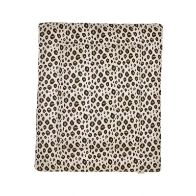 Afbeelding van Meyco Baby Leopard boxkleed sand melange 80x100cm