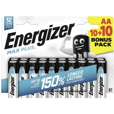 Afbeelding van Energizer Max Plus AA batterij (penlite) Alkaline 1.5 V 20 stuk(s)