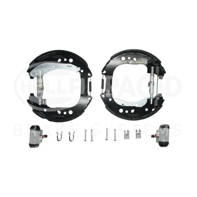 Afbeelding van HELLA 8DB 355 038 061 Remschijf, trommelrem Met toebehoren, wielremcilinder, stel element handremhefboom