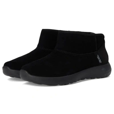 Afbeelding van Skechers On The go Joy Always Cozy Enkellaarzen voor dames, zwart.