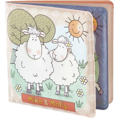 Afbeelding van Mike &amp; Molly badboekje schaap, badspeelgoed baby peuter speelgoed Bambolino Toys