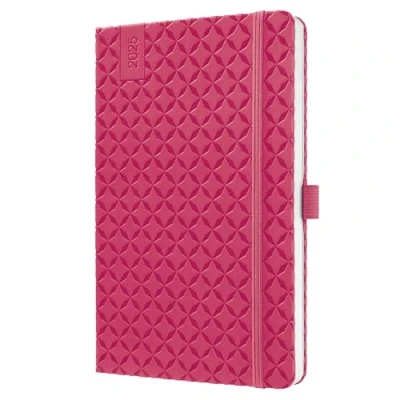 Afbeelding van Weekagenda Flair A5 2025 (NL/FR/EN/DU) Fuchsia Pink Hardcover