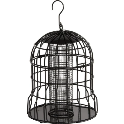 Afbeelding van Wildbird Pindasilo Milaan Met Beschermkooi Voersilo 22x26 cm Zwart