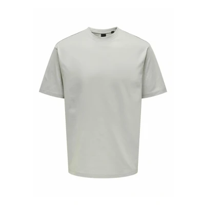 Afbeelding van Only &amp; Sons Onsfred RLX SS NOOS Tshirt basic, Heren, Maat: Small, Mirage gray
