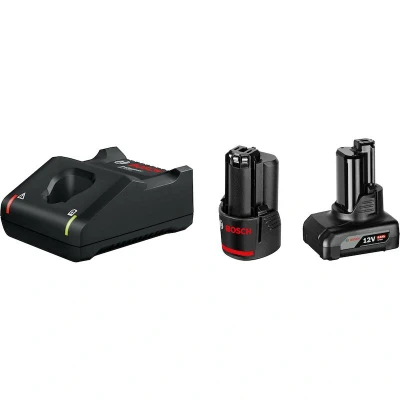 Image de BOSCH 1600A01NC9 Kit de chargement batterie 12V (1x GBA 2.0Ah + 1x 4.0Ah GAL 40 chargeur rapide)