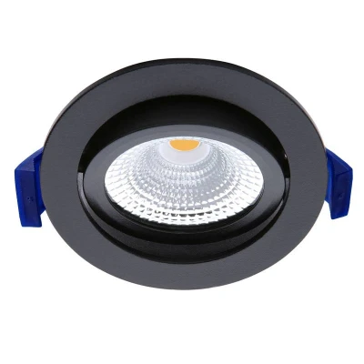 Afbeelding van Zigbee dimbare led inbouwspot zwart, 2700K 6000K/RGB, kleine inbouwdiepte, IP54