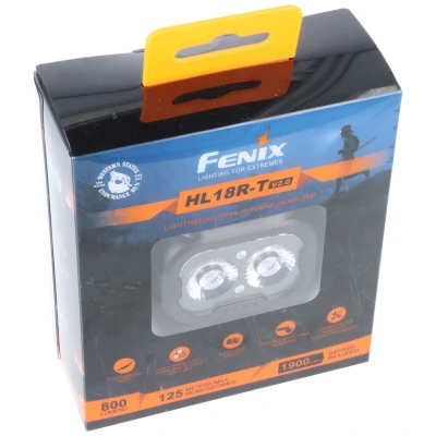 Afbeelding van Fenix HL18R T V2.0 LED Stirnlampe, drei Lichtquellen, max. 800 Lumen, Slide Lock Switch, schwarz