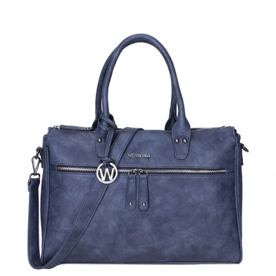 Afbeelding van Wimona Fabiana Two Dames Laptoptas dark blue