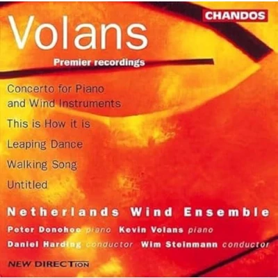 Afbeelding van Peter Donohoe, Netherlands Wind Ensemble, Daniel Harding Volans: Music for Ensemble (CD)