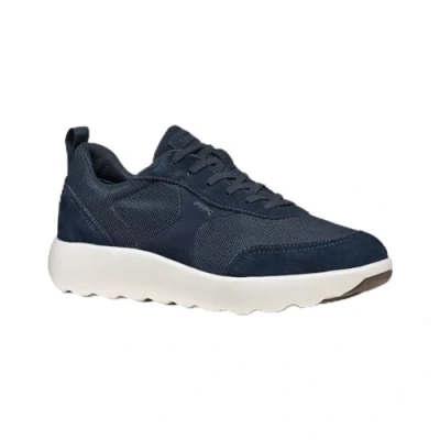 Afbeelding van Geox Sneakers laag, Heren, Maat: 46, Navy Leer