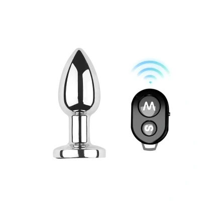 Afbeelding van Vibrerende Buttplug Aluminum Small
