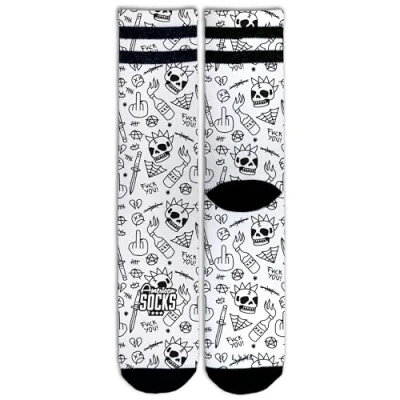 Afbeelding van American Socks Halfhoge sportsokken voor dames en heren, crossfit, padelsokken, hardlopen, fietsen, skatesokken., Geen richting