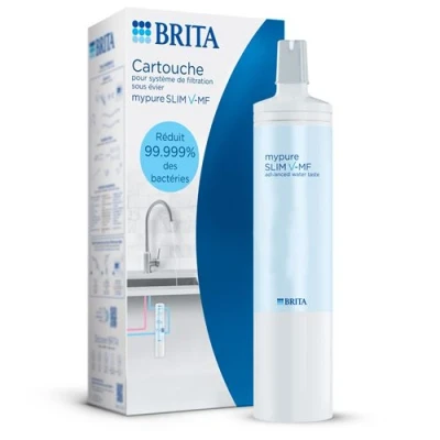 Image de Cartouche filtre à eau Brita Mypure Slim 1052983 Blanc et bleu
