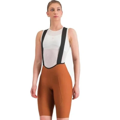 Afbeelding van Fietsbroek Castelli Espresso Dt Dames maat S Bruin