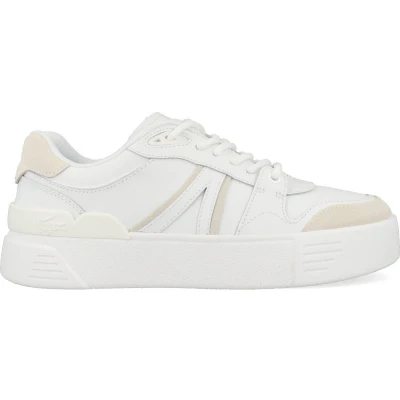 Afbeelding van Lacoste L002 Sneakers laag, Dames, Maat: 36, White/off white Leer