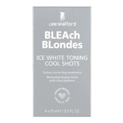 Afbeelding van Lee Stafford Bleach Blondes Ice White Cool Shots 4x15ml