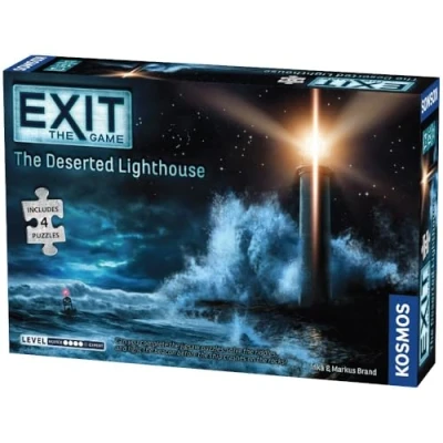 Afbeelding van Thames &amp; Kosmos EXIT: De woestijnvuurtoren, escape roomspel met 4 puzzels, familiespellen voor spelletjes, gezelschapsspellen volwassenen en kinderen, 1 tot spelers, vanaf 12 jaar