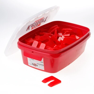 Afbeelding van Kelfort Uitvulplaatjes rood 5mm zak van 138 plaatjes