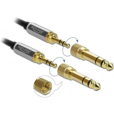 Afbeelding van DeLOCK Stereokabel 3,5 mm 3 Pin stekker &gt; st