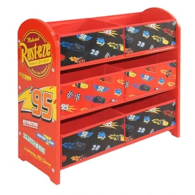 Afbeelding van Disney Ligning McQueen Cars Opbergkast Kinderkamer Speelkamer