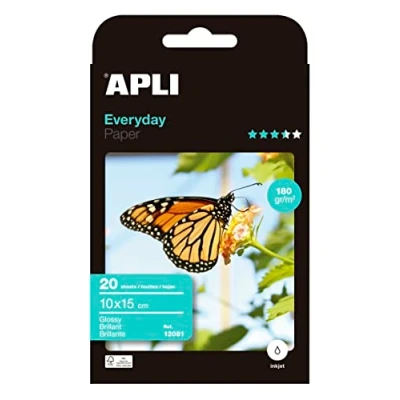 Afbeelding van Apli Fotopapier Everyday Ft 10 X 15 Cm, 180 G, Pak Van 20 Vel