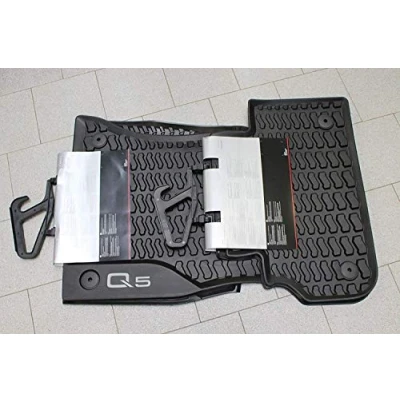 Afbeelding van Audi Echte gumset voor Q5 type 80B en achter, zwart