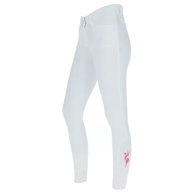 Afbeelding van Covalliero Rijbroek Janne x PinkRibbon White Pearl 38
