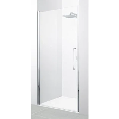 Afbeelding van Novellini Young 2.0 1B draaideur voor nis 87/91x200cm zwart/helder