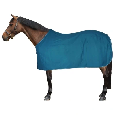 Afbeelding van Horka Zweetdeken Economy Fleece Petrol 155/205